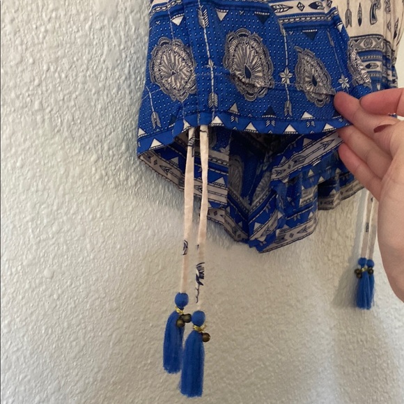 Vintage Spell Coyote Shorts in Royal Blue - Picture 5 of 10